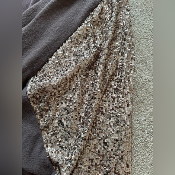 Sequined Sleeve Cardigan- NWOT - Picture 4 of 4